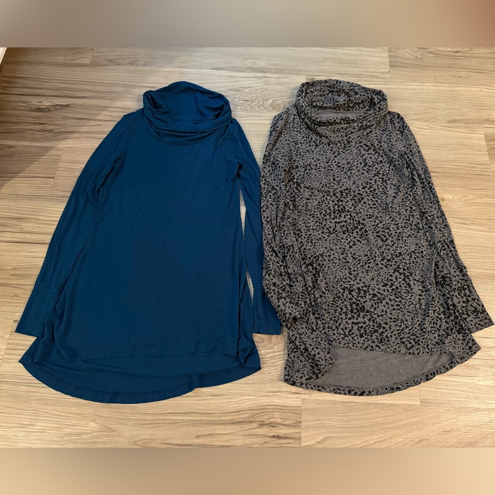 Cuddl Duds Softwear with Stretch Dresses with Cowl Neck XS